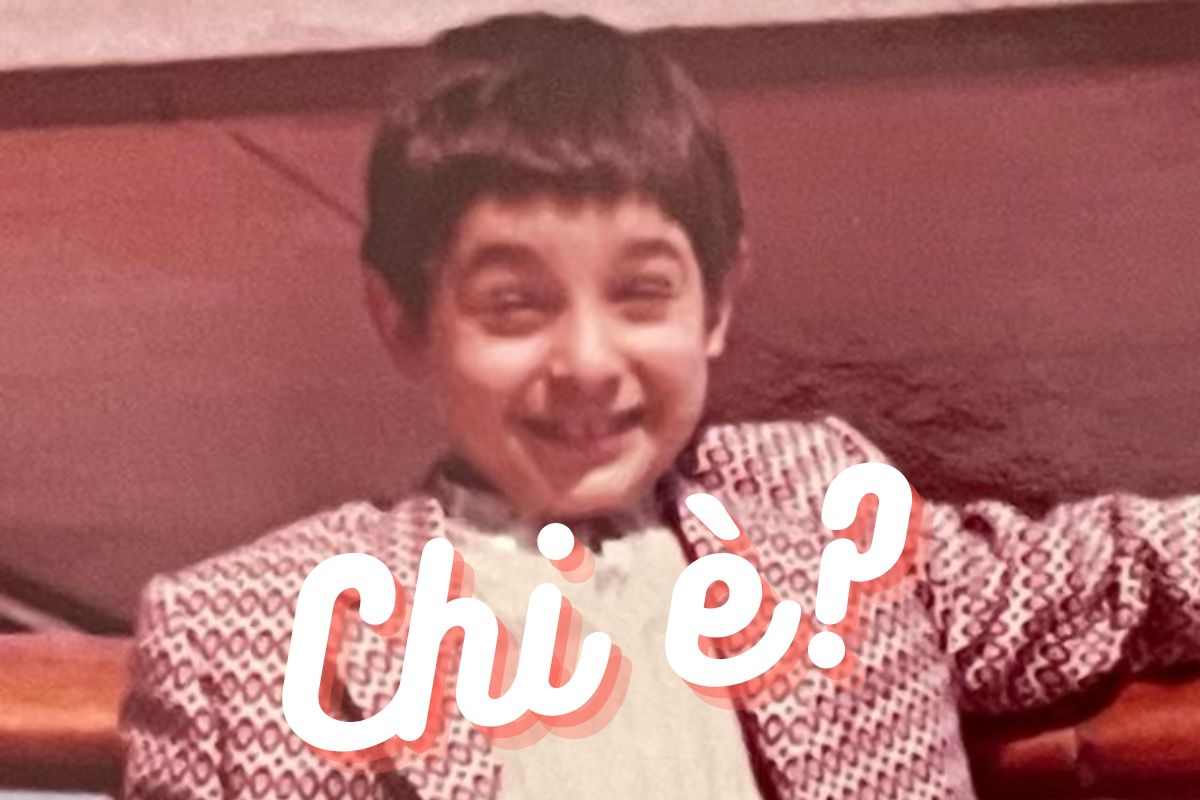Riconoscete questo bambino