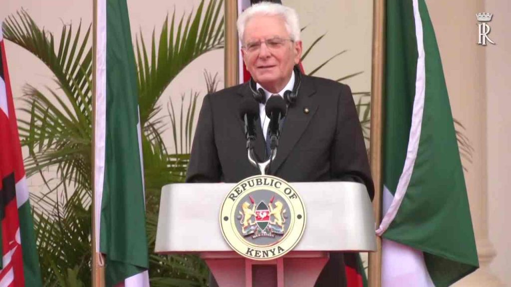 Sergio Mattarella in Kenya