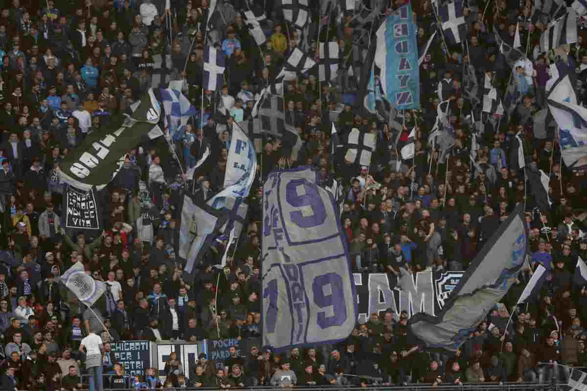 Tifosi Napoli sugli spalti