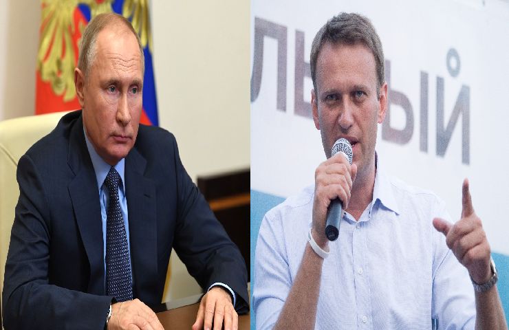 Vladimir Putin e Alexei Navalny