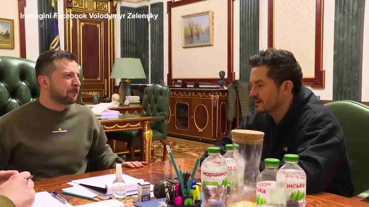 Zelensky e Orlando Bloom