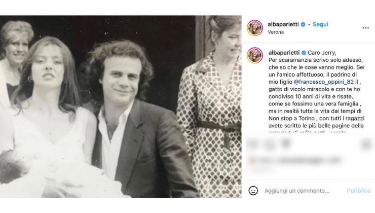 alba parietti con jerry calà