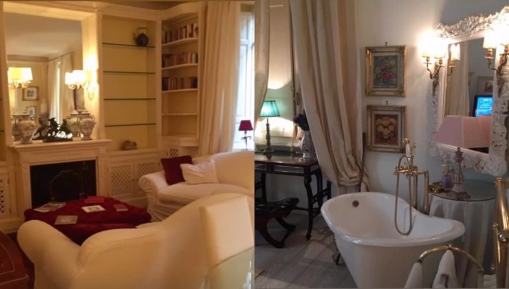 alba parietti casa a roma