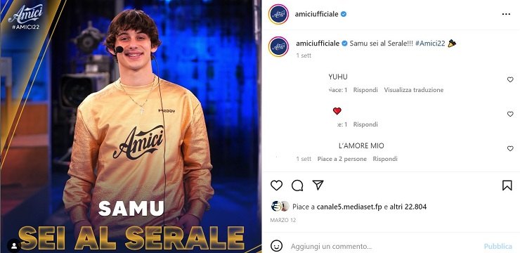 Amici 22: il ballerino presto debutterà al cinema con un film emozionante