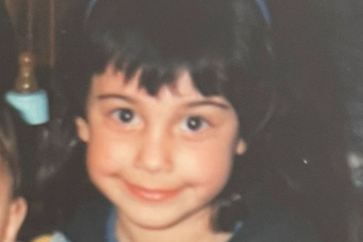 Belen Rodriguez da bambina