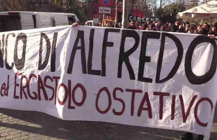 Manifestazione Cospito