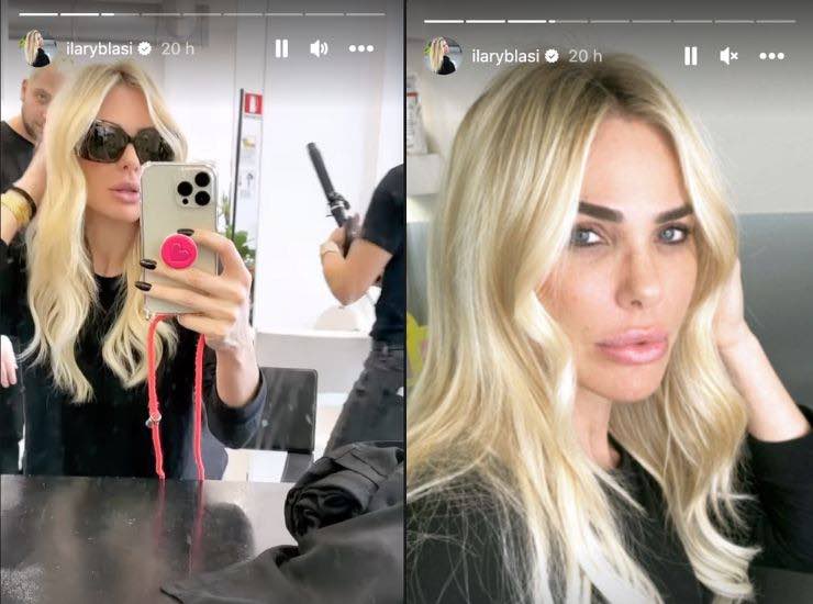 ilary blasi nuovo look risultato finale