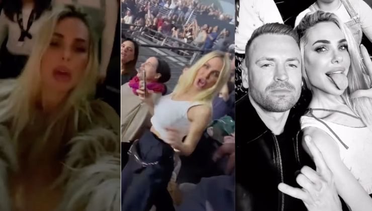 ilary blasi al concerto dei maneskin