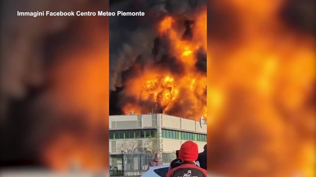 Incendio Novara