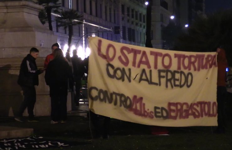 Manifestazione Cospito