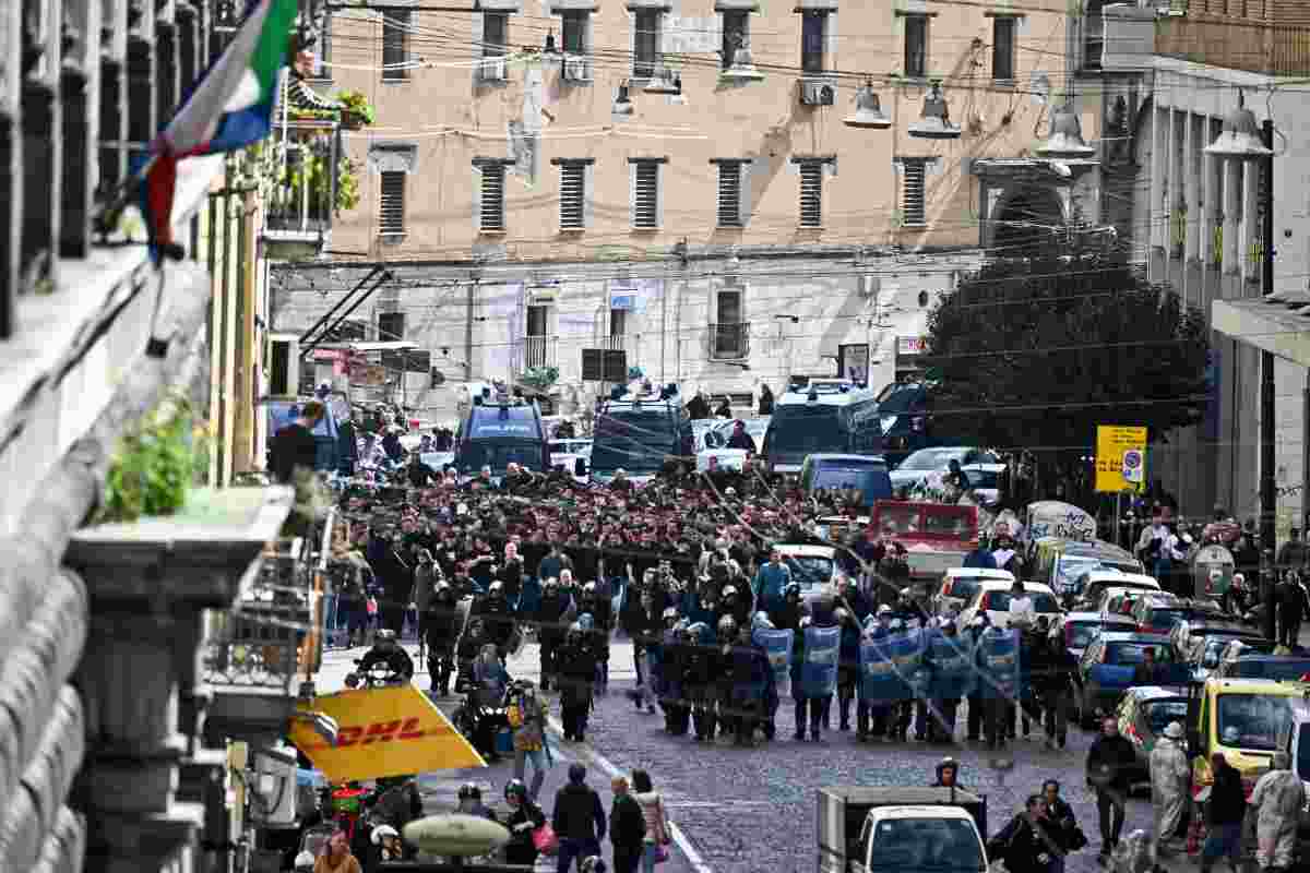 Napoli Eintracht ultras