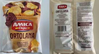 Richiamato dal mercato un lotto di Amica Chips “Ortolana” per troppa acrilammide