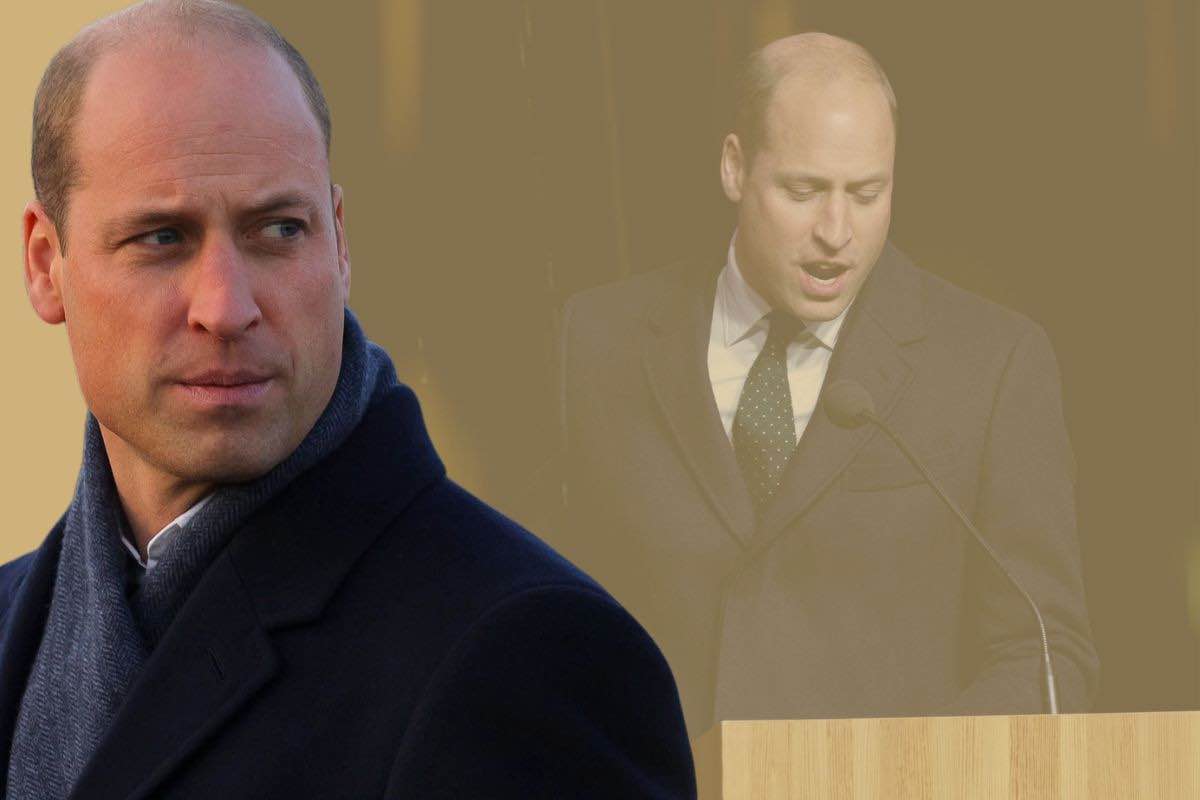 principe william in lacrime