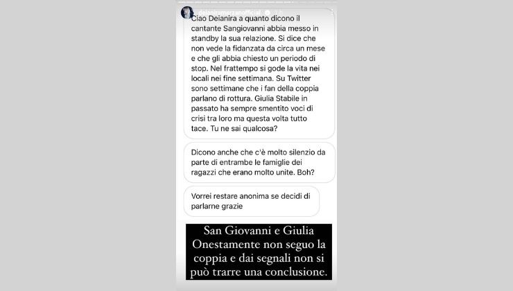 sangiovanni giulia stabile rottura