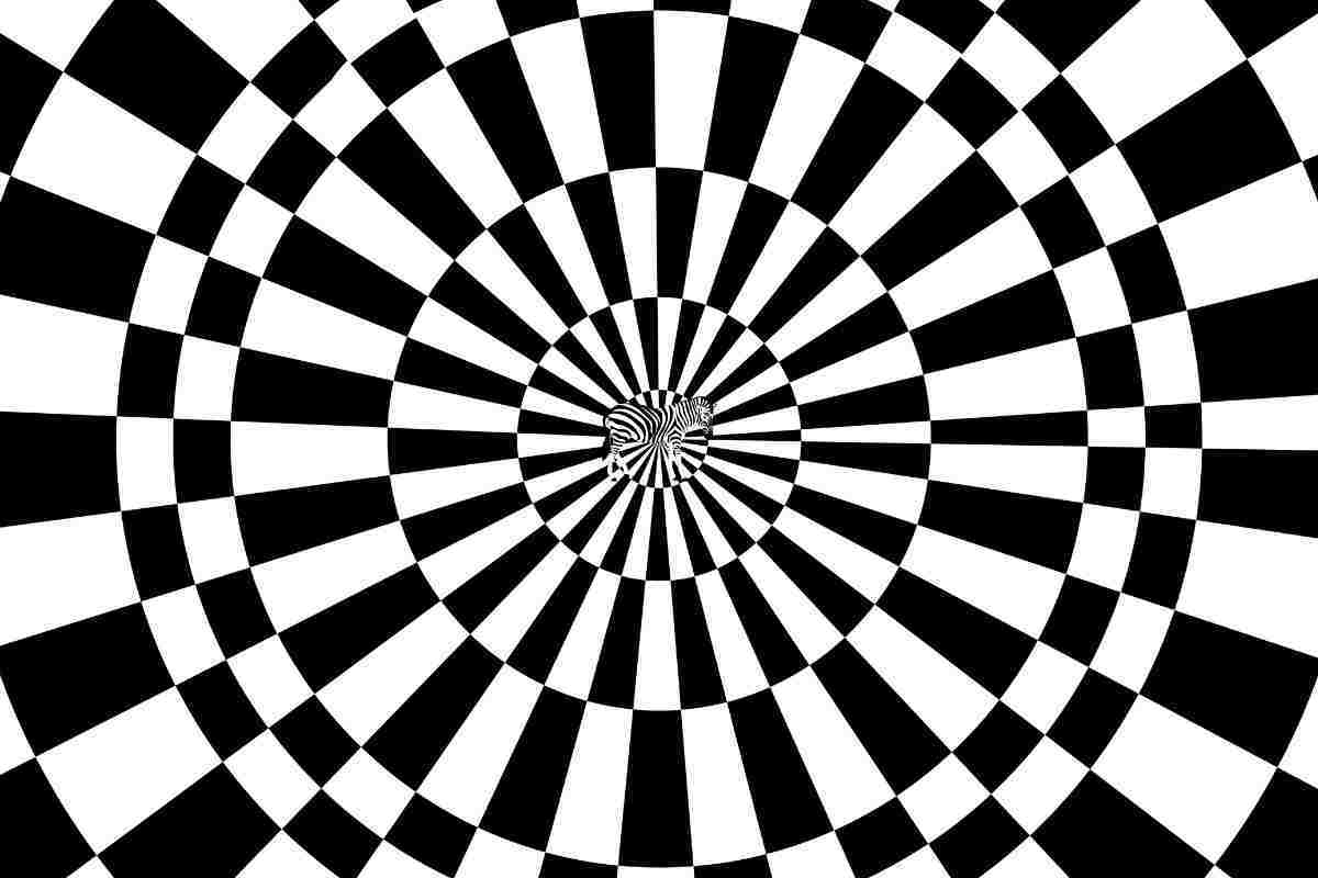 Trova la zebra in questa illusione ottica