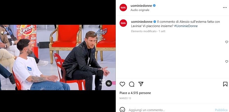 U&D: Lavinia è pronta a fare la sua scelta