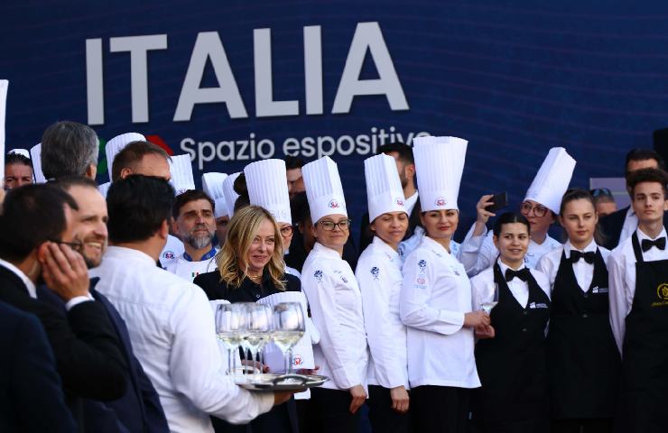 Giorgia Meloni al Vinitaly