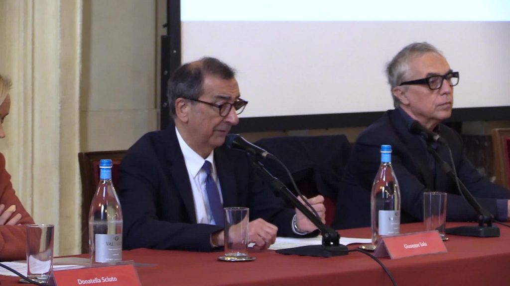 Giuseppe Sala alla presentazione della Arch Week