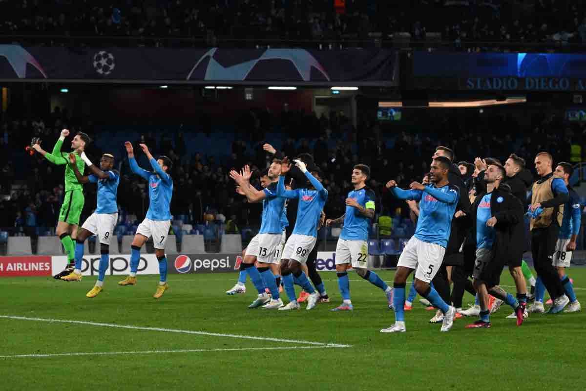 Napoli coppa Champions negozio SKY