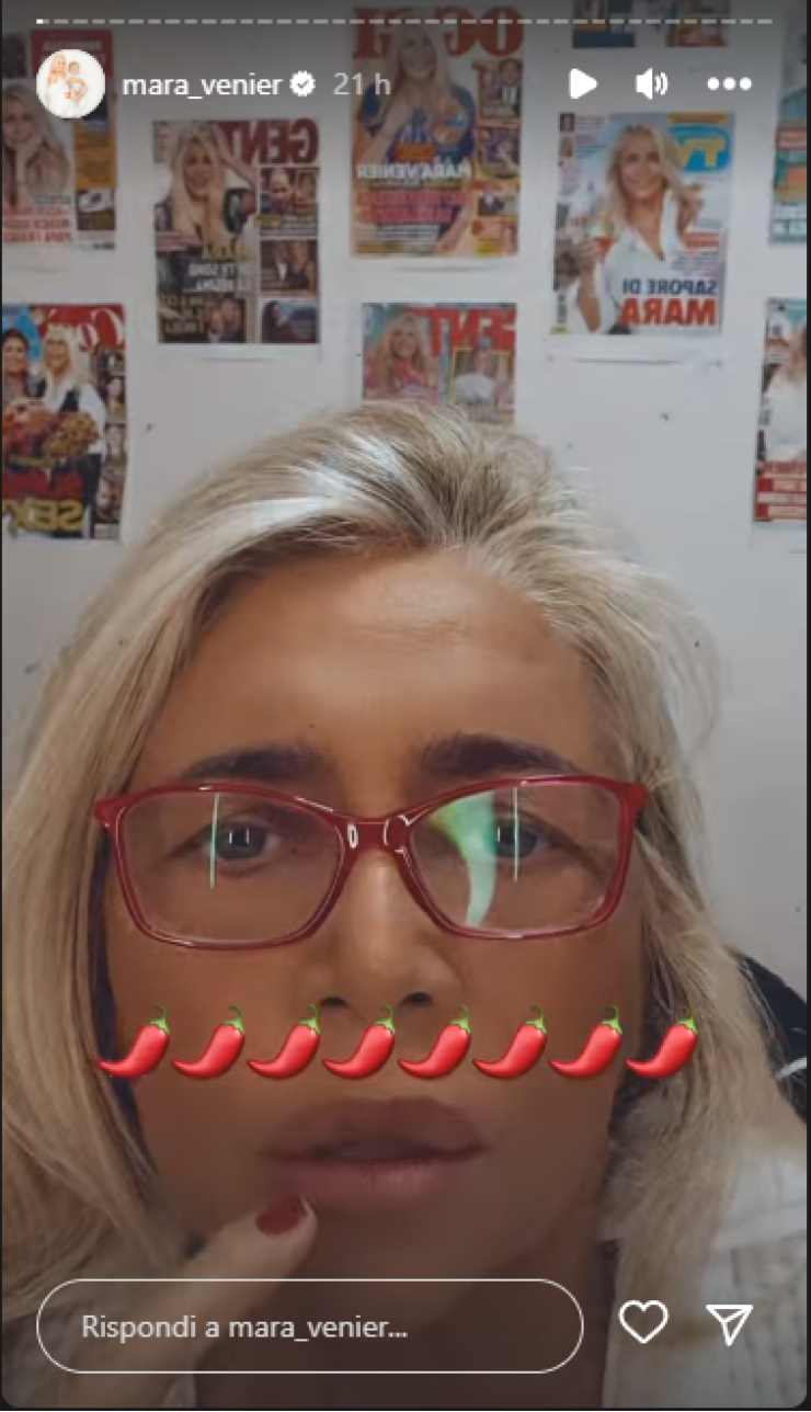 Mara Venier colpo della strega