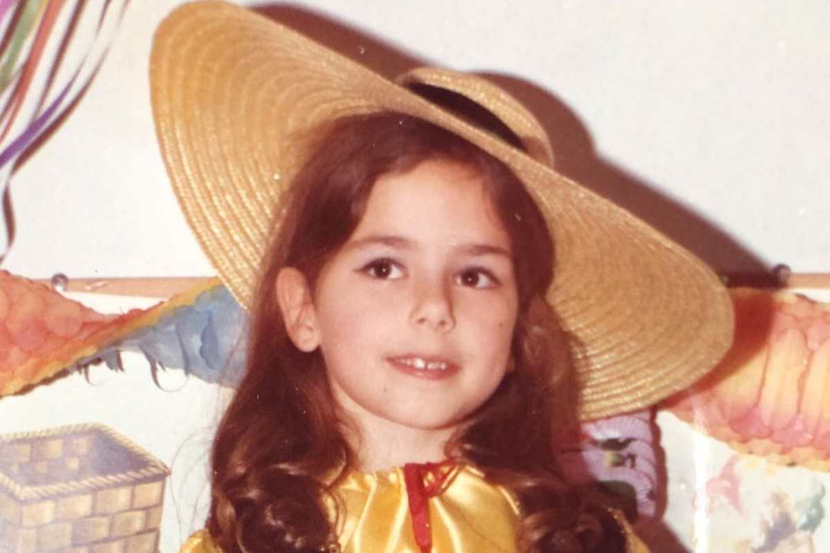 Monica Leofreddi bimba