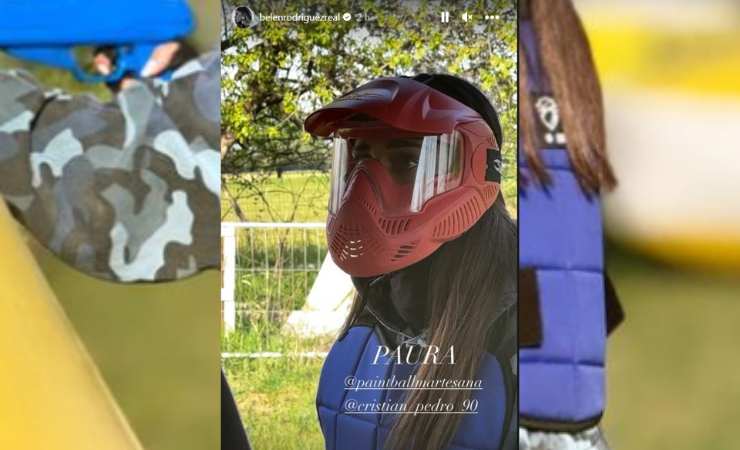 belen rodriguez paintball