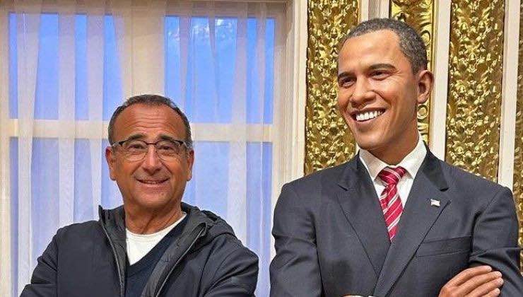 carlo conti con obama