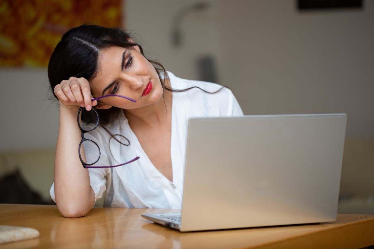 donna stanchezza computer