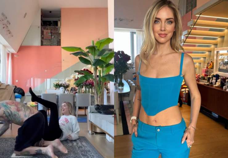 la casa di chiara ferragni e fedez