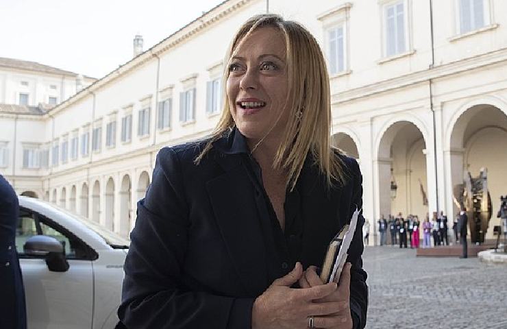 Giorgia Meloni al Quirinale