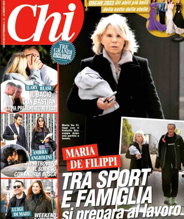 Maria De Filippi famjglia