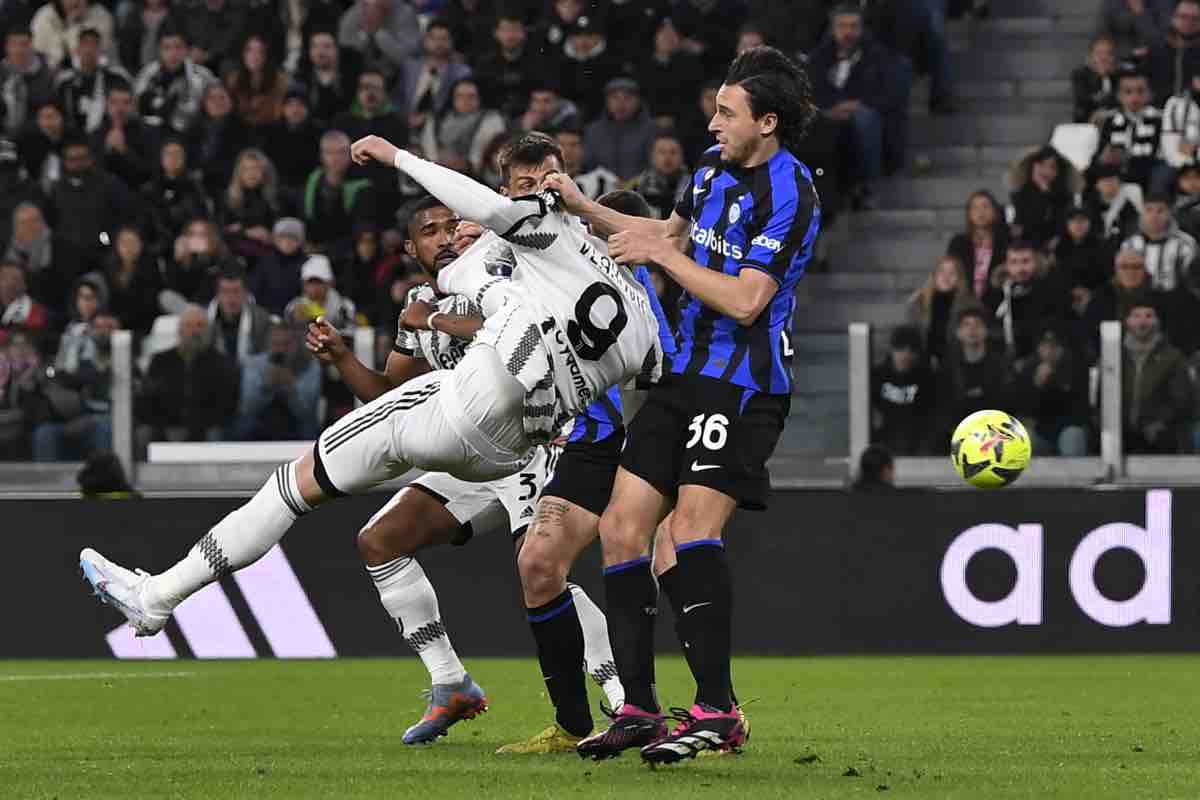 Juventus-Inter in campo