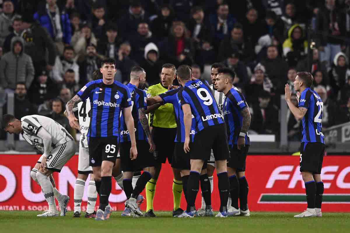 Juventus-Inter in campo