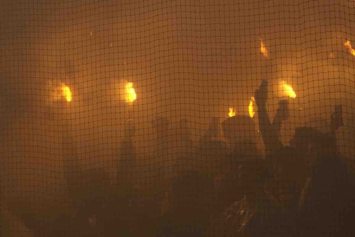 Tifosi del Feyenoord allo stadio