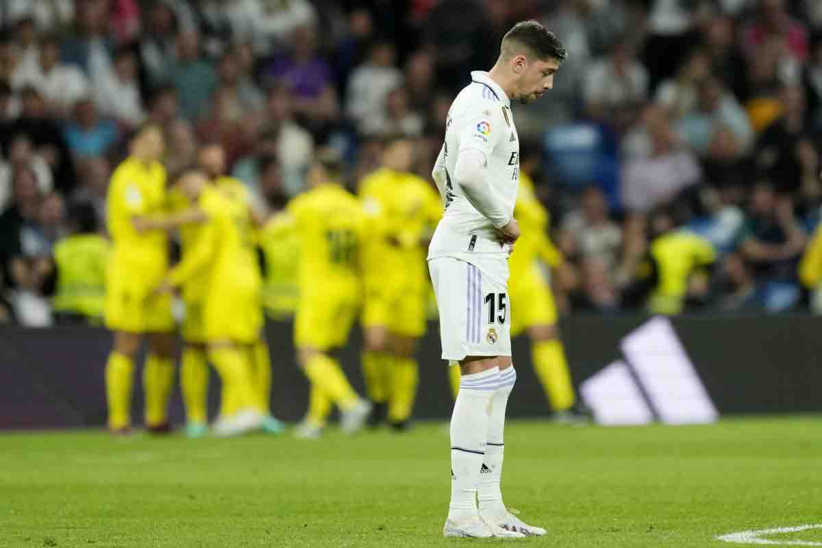 Valverde pensieroso in campo