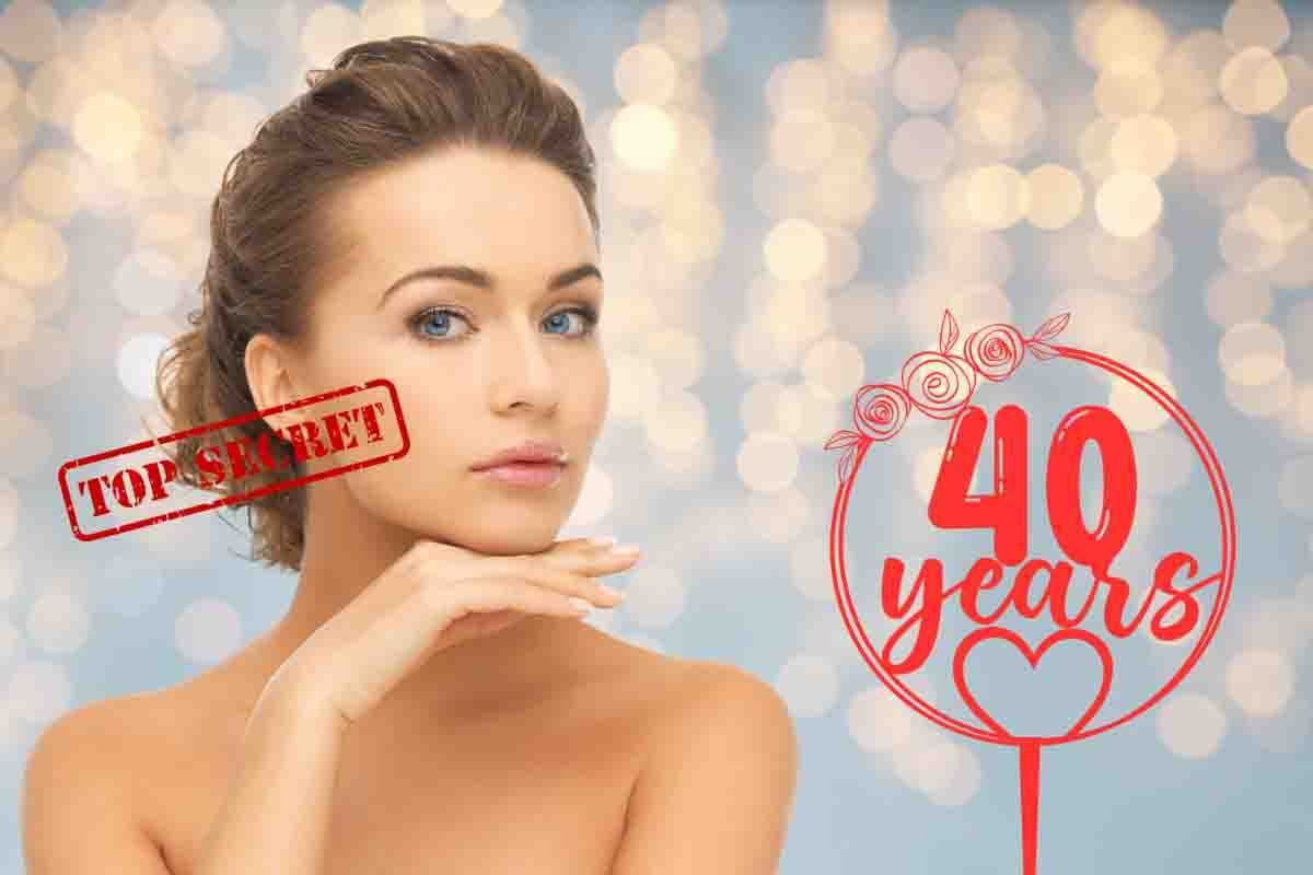 viso senza rughe 40 anni