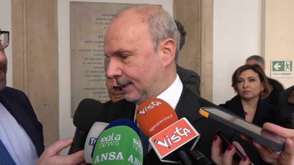 Il ministro della Salute Schillaci