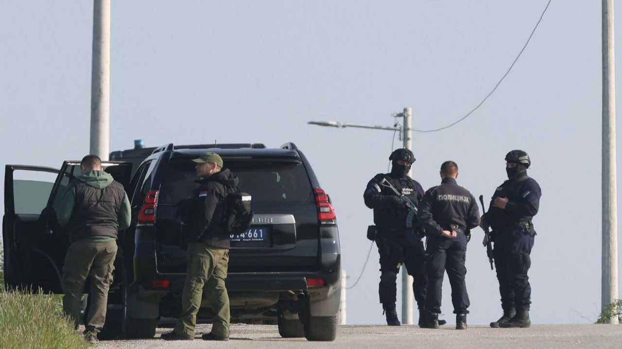 Agenti di polizia in Serbia