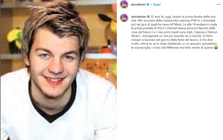 alessandro cattelan giovane foto
