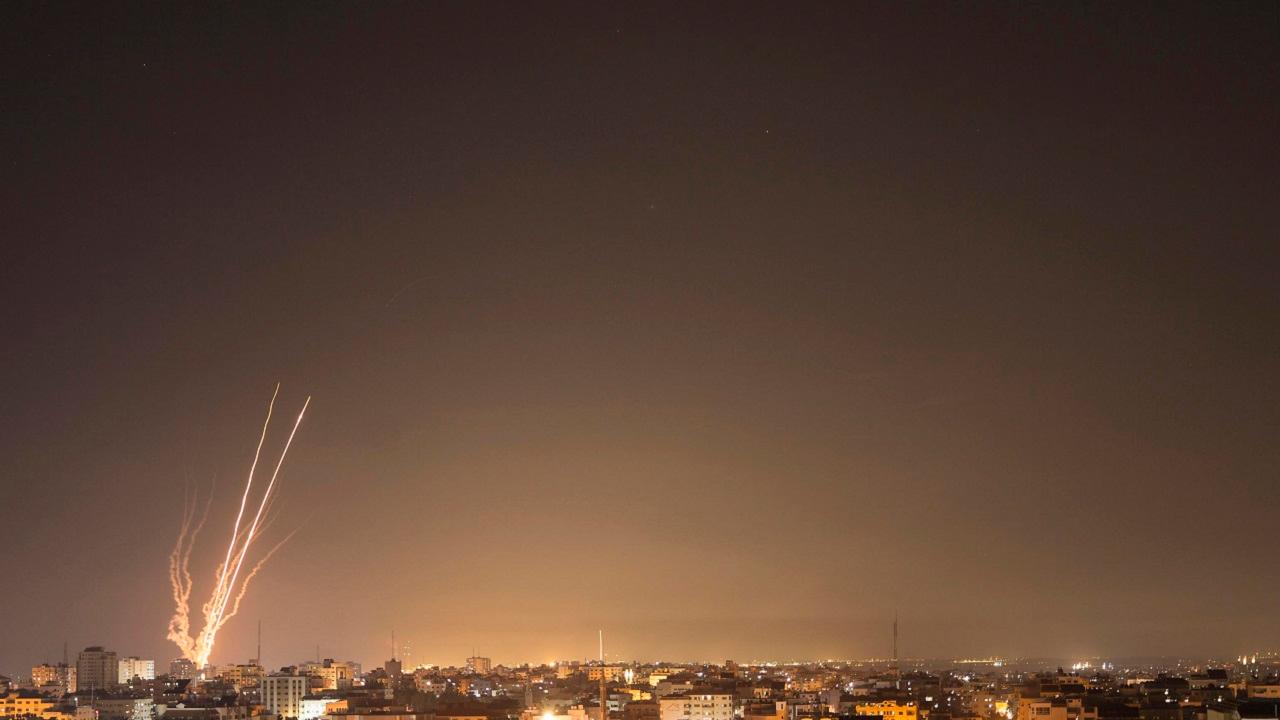 I razzi lanciati dalla Striscia di Gaza