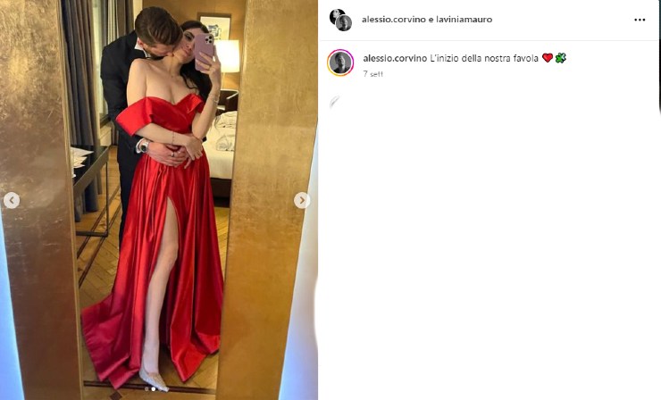 Lavinia e Alessio amore
