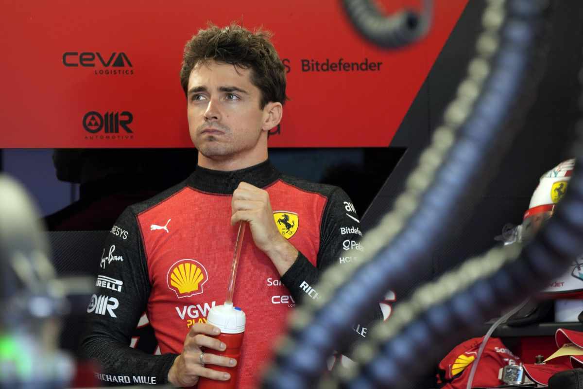 Leclerc duro sulla Ferrari