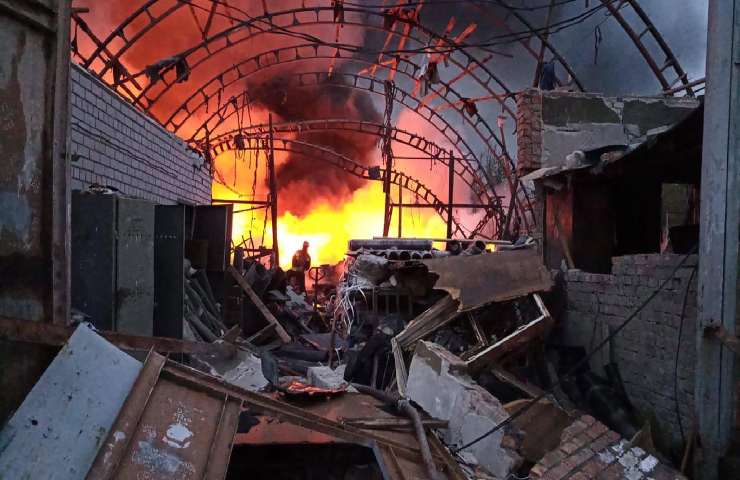 Un'esplosione a Dnipro