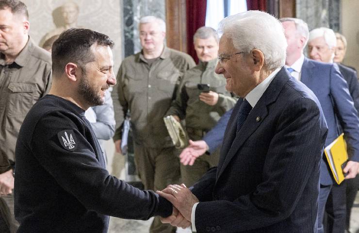 Zelensky incontra Mattarella