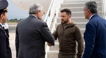 Zelensky in Italia, il programma della giornata
