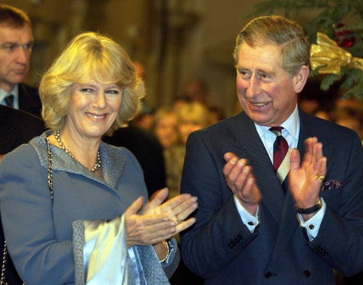 Il futuro re Carlo con sua moglie Camilla