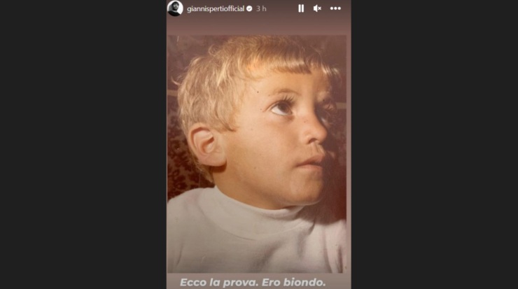Gianni Sperti, spunta lo scatto da bambino