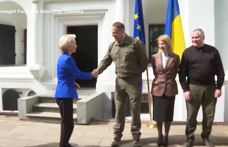 Incontro Von Der Leyen a Kiev