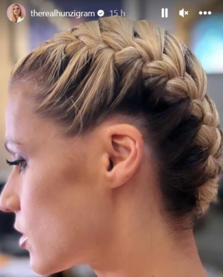Michelle Hunziker capelli