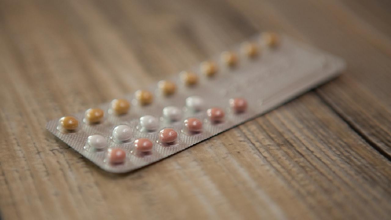 Blister della pillola contraccettiva